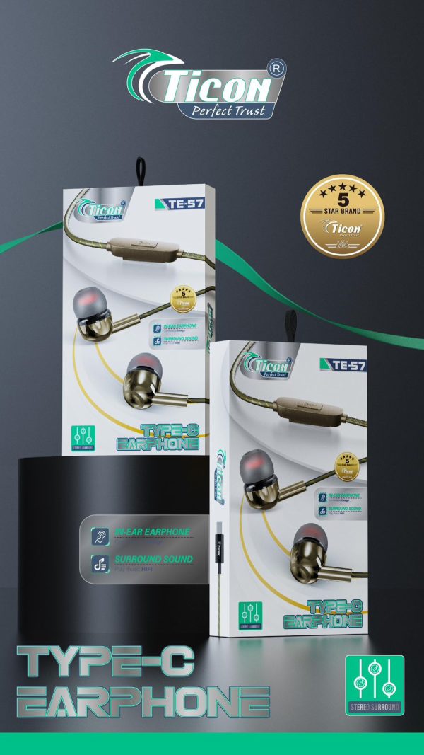T - 55/56/57 Type-C Earphone