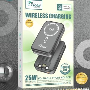 WP-200 Wireless charging Available with 3IN1 Cable & Digital Display ☑️