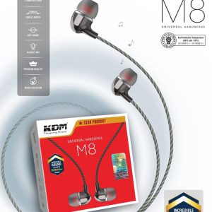 KDMa M8 (1200mm CABLE LENGTH) UNIVERSAL HANDSFREE 3.5mm