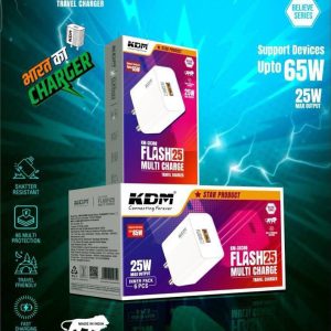 KDM KM-CH380 FLASH25 MULTI CHARGE (25W⚡️) BELIEVE SERIES